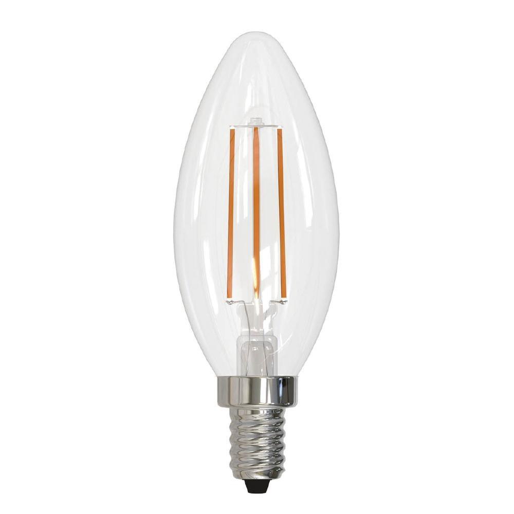 5W LED B11 3000K FILAMENT E12 CLEAR 