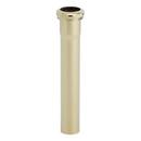 1-1/4 x 8 in. Brass Slip Joint Extension Tube in Polished Brass 
