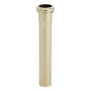 1-1/4 x 8 in. Brass Slip Joint Extension Tube in Polished Brass