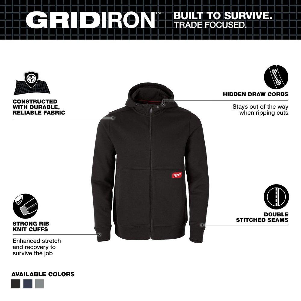 *CVR* GRIDIRON FULL-ZIP HOODIE 