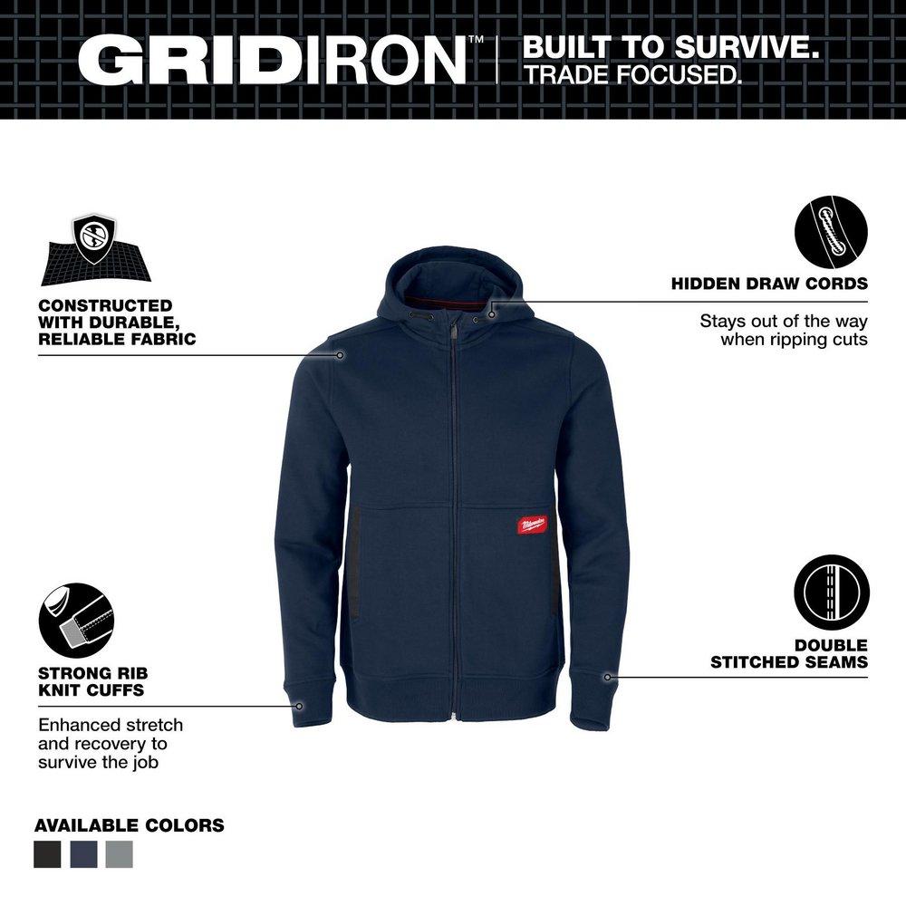 *CVR* GRIDIRON FULL-ZIP HOODIE 