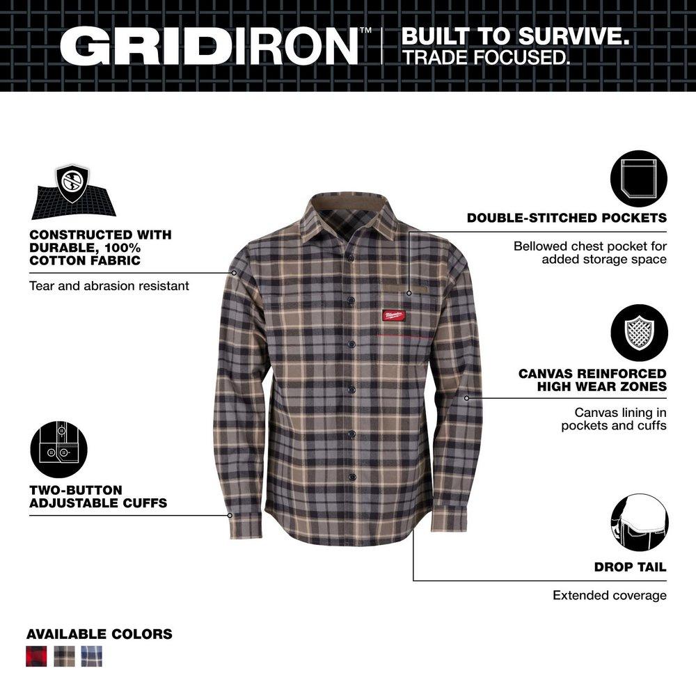 *CVR* GRIDIRON FLANNEL SHIRT 