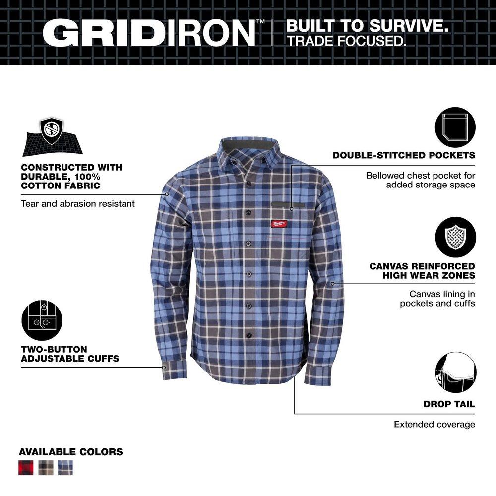 *CVR* GRIDIRON FLANNEL SHIRT 