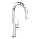 Single Handle Pull Down Kitchen Faucet in Polished Nickel - PVD