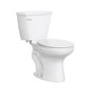 1.28 gpf Standard Height Round Two Piece Complete Toilet in White with 12 in. Rough-In 