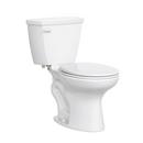 1.28 gpf Standard Height Round Two Piece Complete Toilet in White with 12 in. Rough-In 