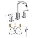 Moen Chrome Two Handle Widespread Bathroom Sink Faucet (Valve Included) 
