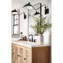 Moen Matte Black Two Handle Widespread Bathroom Sink Faucet (Valve Included) 