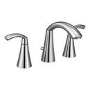 Moen Chrome Two Handle Widespread Bathroom Sink Faucet (Valve Included)