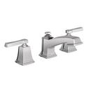 Moen Chrome Two Handle Widespread Bathroom Sink Faucet (Valve Included)