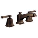 Moen Mediterranean Bronze Two Handle Widespread Bathroom Sink Faucet (Valve Included)