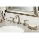 Moen Brushed Nickel Two Handle Widespread Bathroom Sink Faucet (Valve Included) 