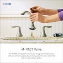Moen Oil Rubbed Bronze Two Handle Widespread Bathroom Sink Faucet (Valve Included) 