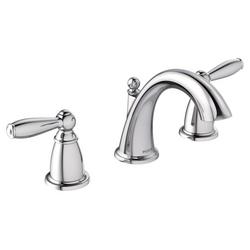 Two Handle Widespread Bathroom Sink Faucet in Chrome (Valve Included)