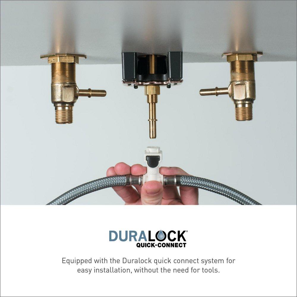 Moen Brushed Nickel Two Handle Widespread Bathroom Sink Faucet (Valve Included) 