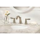 Moen Brushed Nickel Two Handle Widespread Bathroom Sink Faucet (Valve Included) 