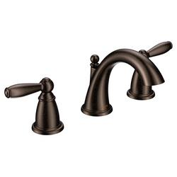 Two Handle Widespread Bathroom Sink Faucet in Oil Rubbed Bronze (Valve Included)
