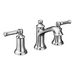 Two Handle Widespread Bathroom Sink Faucet in Chrome (Valve Included)