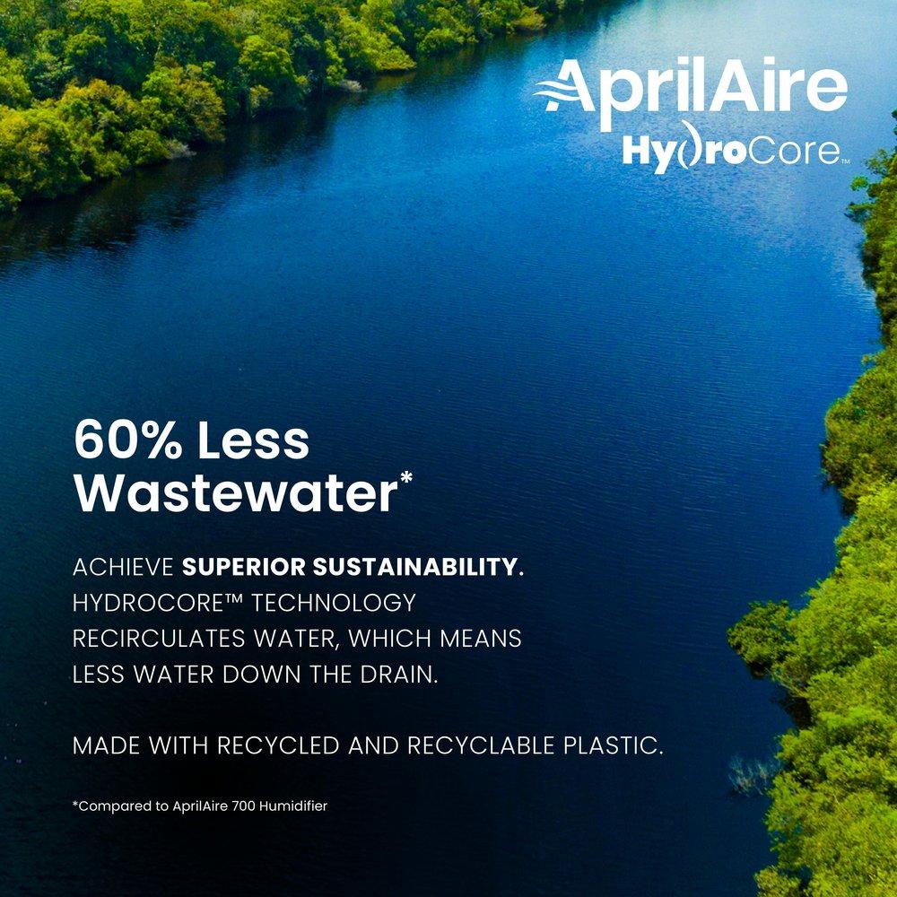 21 gpd Fan-Powered Evaporative Humidifier - Manual Control 