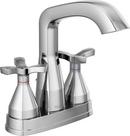 DELTA STRYKE TWO HANDLE CENTERSET BATHROOM FAUCET 