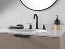 Two Handle Widespread Bathroom Sink Faucet in Matte Black/Chrome 