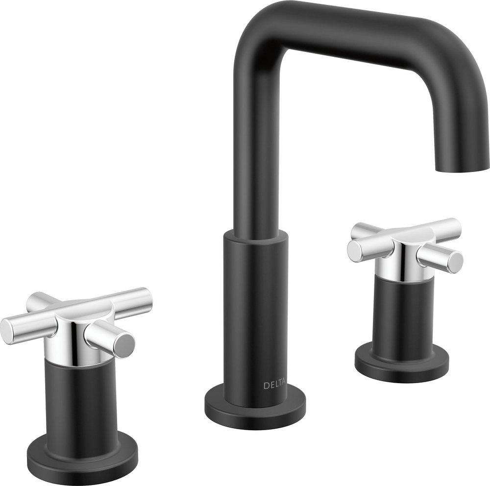 DELTA NICOLI TWO HANDLE WIDESPREAD BATHROOM FAUCET 