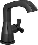 Single Handle Monoblock Bathroom Sink Faucet in Matte Black 