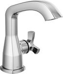 Single Handle Monoblock Bathroom Sink Faucet in Lumicoat Chrome
