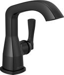 Single Handle Monoblock Bathroom Sink Faucet in Matte Black