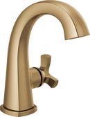 Single Handle Monoblock Bathroom Sink Faucet in Lumicoat Champagne Bronze