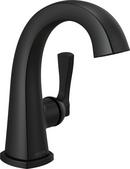 Single Handle Monoblock Bathroom Sink Faucet in Matte Black