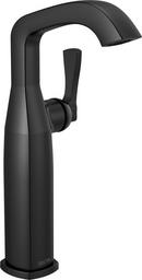Single Handle Vessel Filler Bathroom Sink Faucet in Matte Black