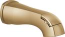 Diverter Tub Spout in Lumicoat Champagne Bronze