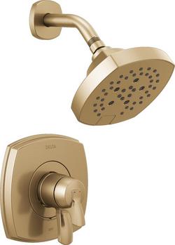 Single Handle Multi Function Shower Faucet in Lumicoat&reg; Champagne Bronze (Trim Only)