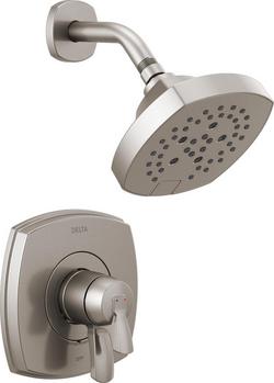 Single Handle Multi Function Shower Faucet in Lumicoat® Stainless (Trim Only)
