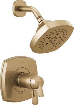 Single Handle Multi Function Shower Faucet in Lumicoat® Champagne Bronze (Trim Only)