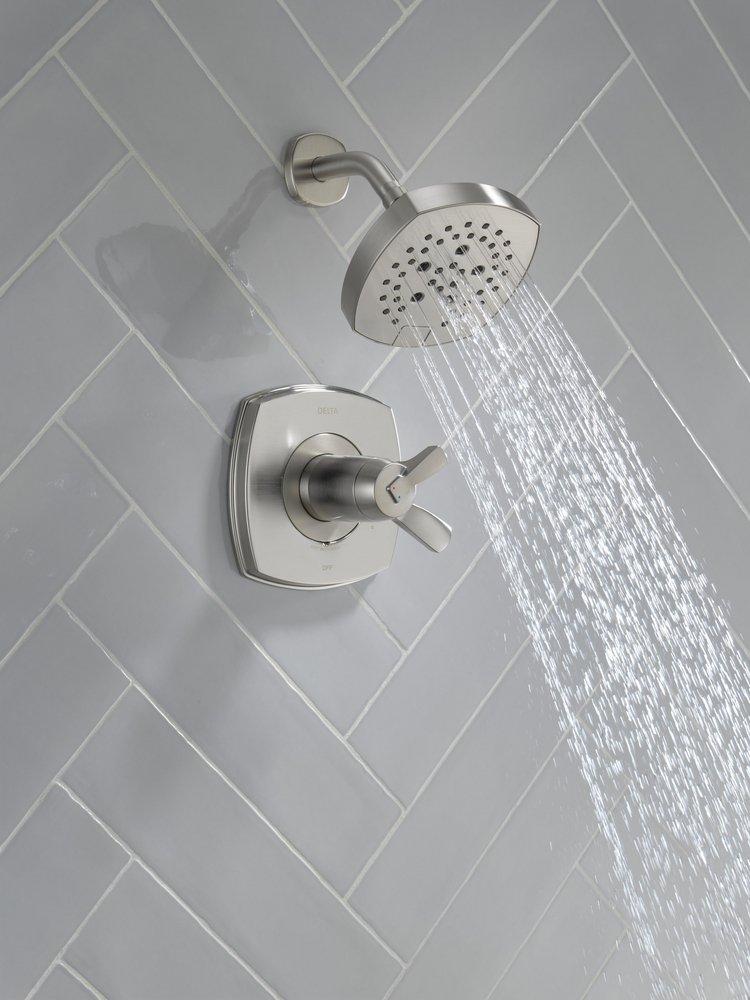 Delta Faucet Lumicoat Stainless Single Handle Multi Function Shower Faucet (Trim Only) 