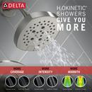 Delta Faucet Lumicoat Stainless Single Handle Multi Function Shower Faucet (Trim Only) 