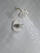 Delta Faucet Lumicoat Stainless Single Handle Multi Function Shower Faucet (Trim Only) 