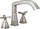 Two Handle Roman Tub Faucet in Lumicoat&reg; Stainless (Trim Only) 