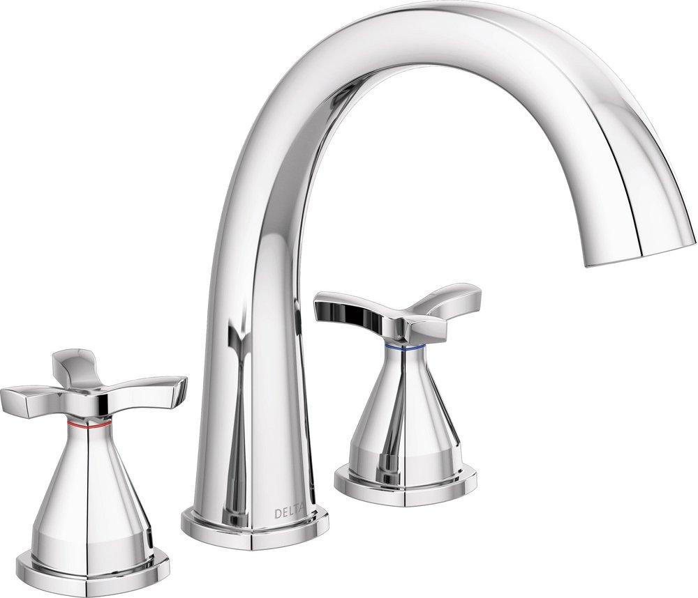 Two Handle Roman Tub Faucet in Lumicoat&reg; Chrome (Trim Only) 