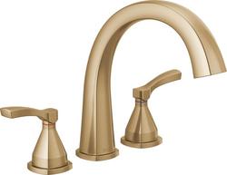 Two Handle Roman Tub Faucet in Lumicoat&reg; Champagne Bronze (Trim Only)