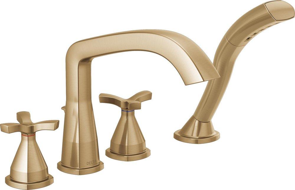 Delta Faucet Lumicoat&reg; Champagne Bronze CCY 1.75 2HDL CRS RT TRIM & H/SHWR 