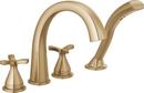 Two Handle Roman Tub Faucet with Hand Shower in Lumicoat® Champagne Bronze (Trim Only)