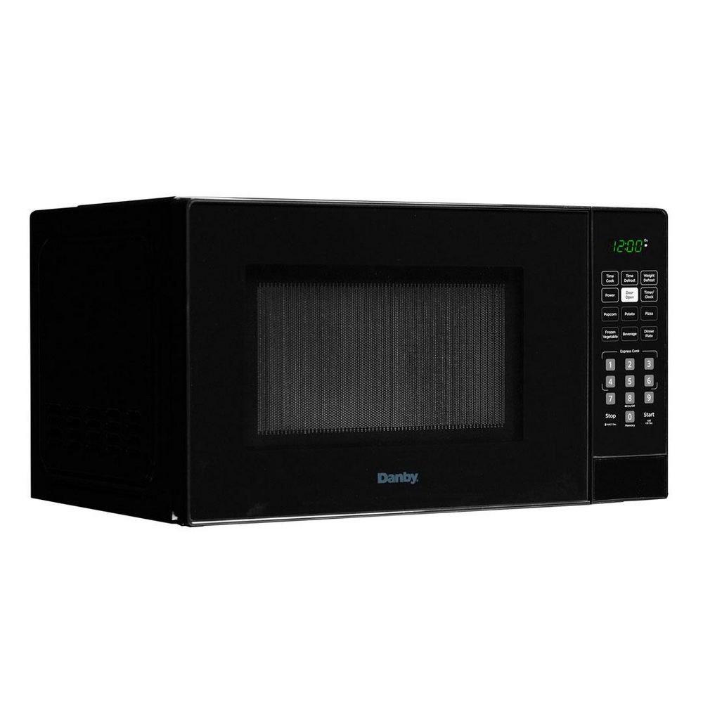 1.1 cu. ft. 900 W Countertop Microwave in Black 