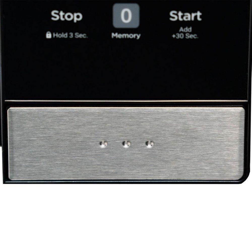 1.1 cu. ft. 900 W Countertop Microwave in Black &  Stainless Steel 