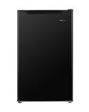 4.4 CU FT REFRIGERATOR, BLACK 