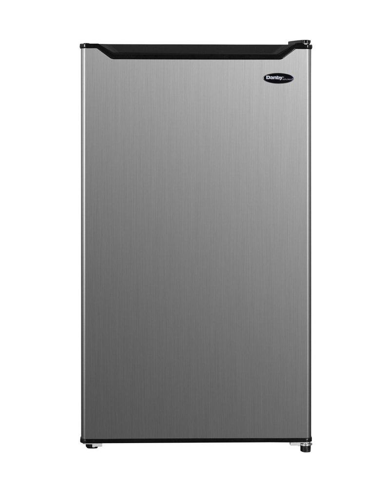 4.4 CU FT REFRIGERATOR, SPOTLESS STEEL 