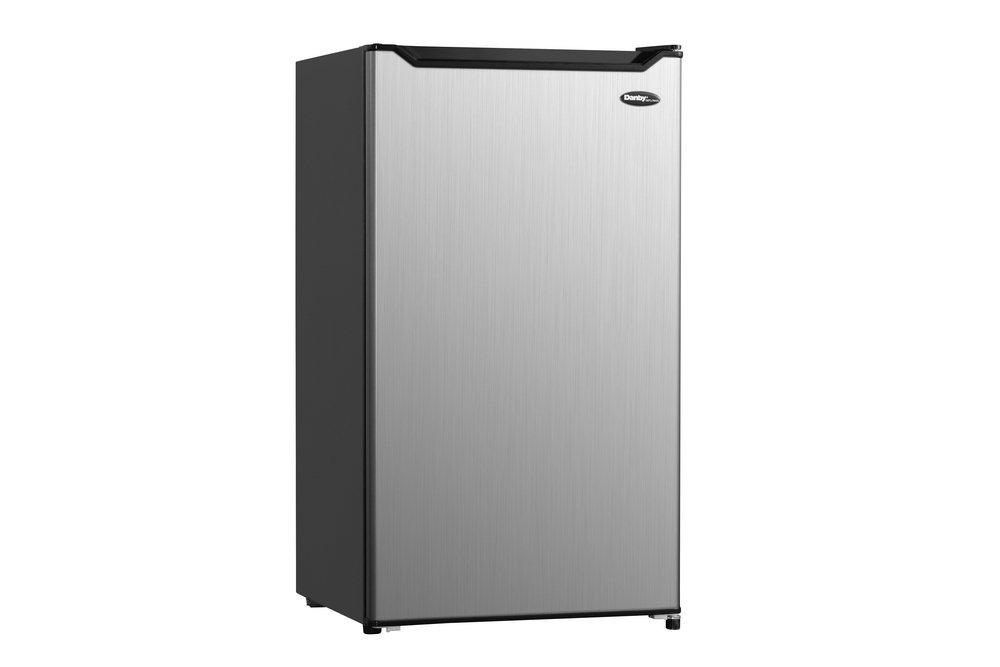 4.4 CU FT REFRIGERATOR, SPOTLESS STEEL 