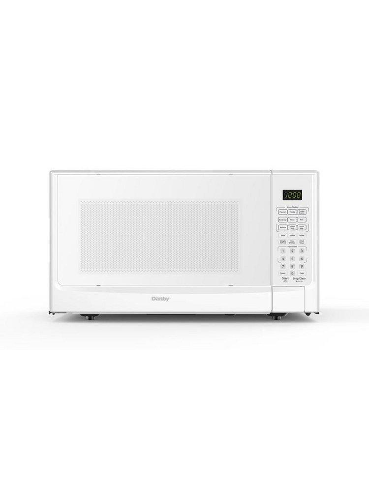 1.4 cu. ft. 1000 W Countertop Microwave in White 